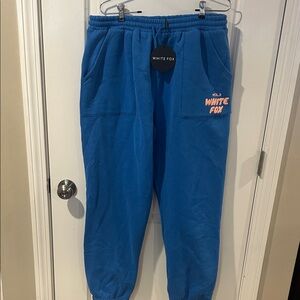 White Fox Boutique Vibrant Blue Joggers